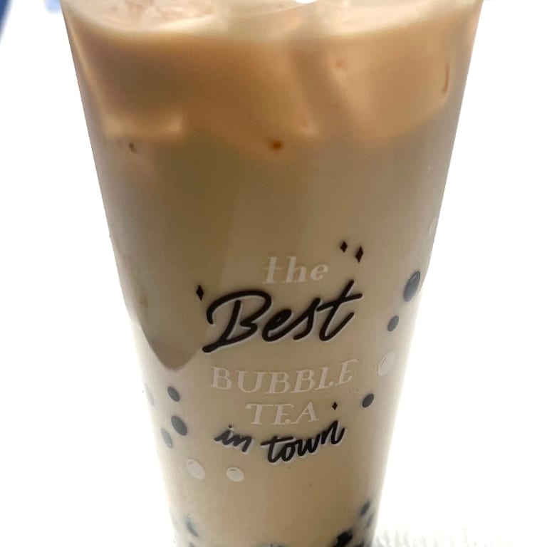 Savor our lychee milk tea